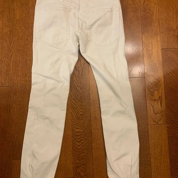 R13 New White Ripped Denim  Jeans - Picture 2 of 2